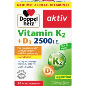 Doppelherz Vitamin K2 + D3 2500 I.E. N30