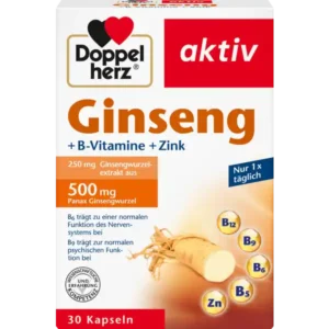 Doppelherz Ginseng + B-Vitamine + Zink Kapseln