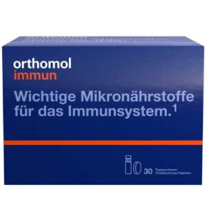Orthomol Immun - Mikronährstoffe zur Unterstützung des Immunsystems - mit Vitamin
C, Vitamin D und Zink - Trinkampullen/Tabletten